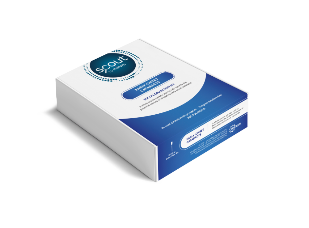 Early-onset bilateral cataracts buccal collection kit